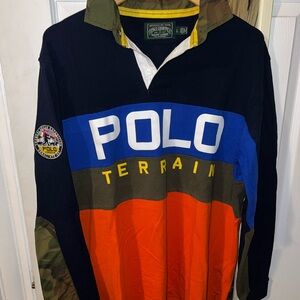 Ralph Lauren Polo Country Navy and Yellow Shirt